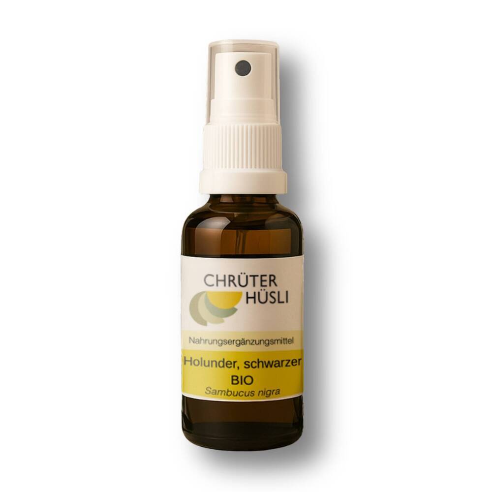 Holunder schwarzer Glycerin Mazerat Spray Bio
