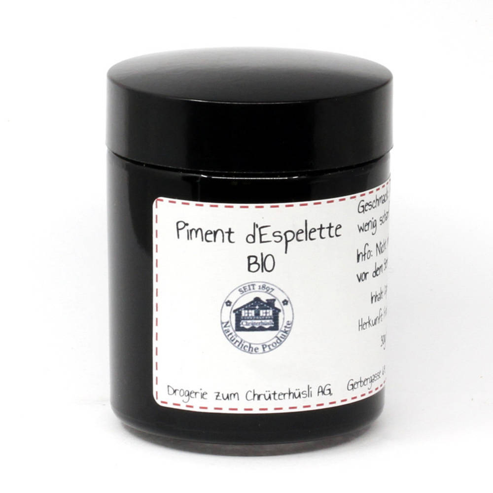 Piment d'Espelette gemahlen Bio 25 g