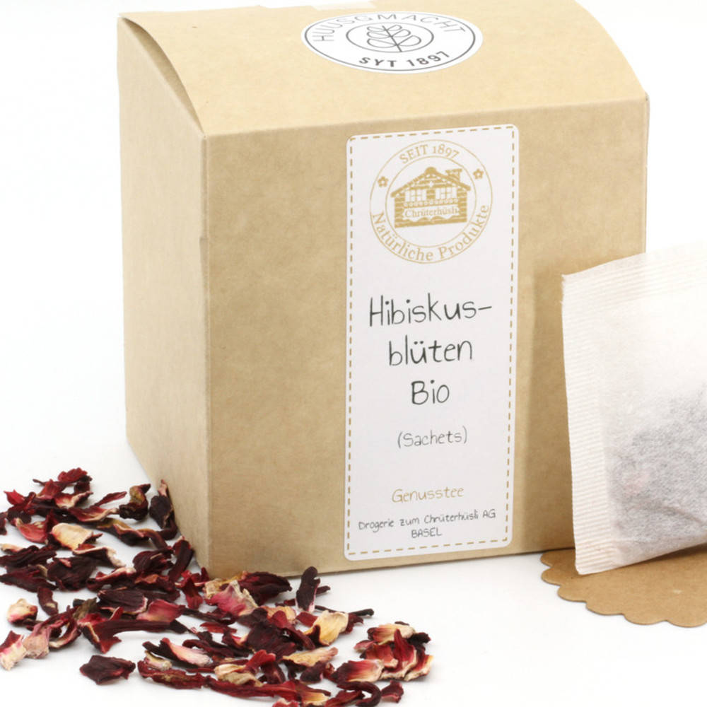 Hibiskusblüten Tee geschnitten Bio