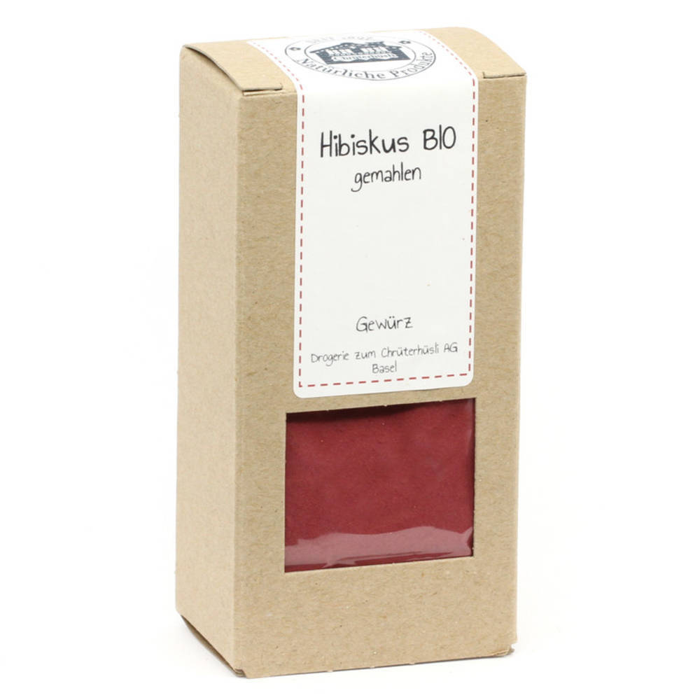 Hibiskus gemahlen Bio