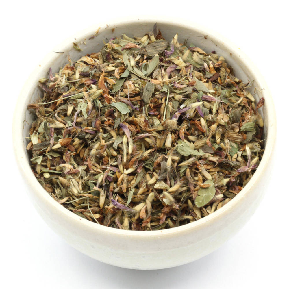 Rotkleeblüten geschnitten Tee