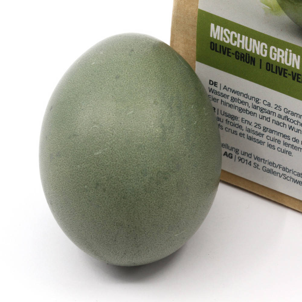 Grünmischung Ostereierfarbe
