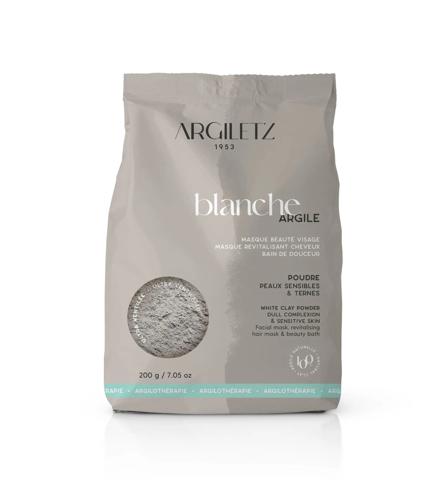 Argiletz Heilerde weiss Pulver ultra fein 200 g