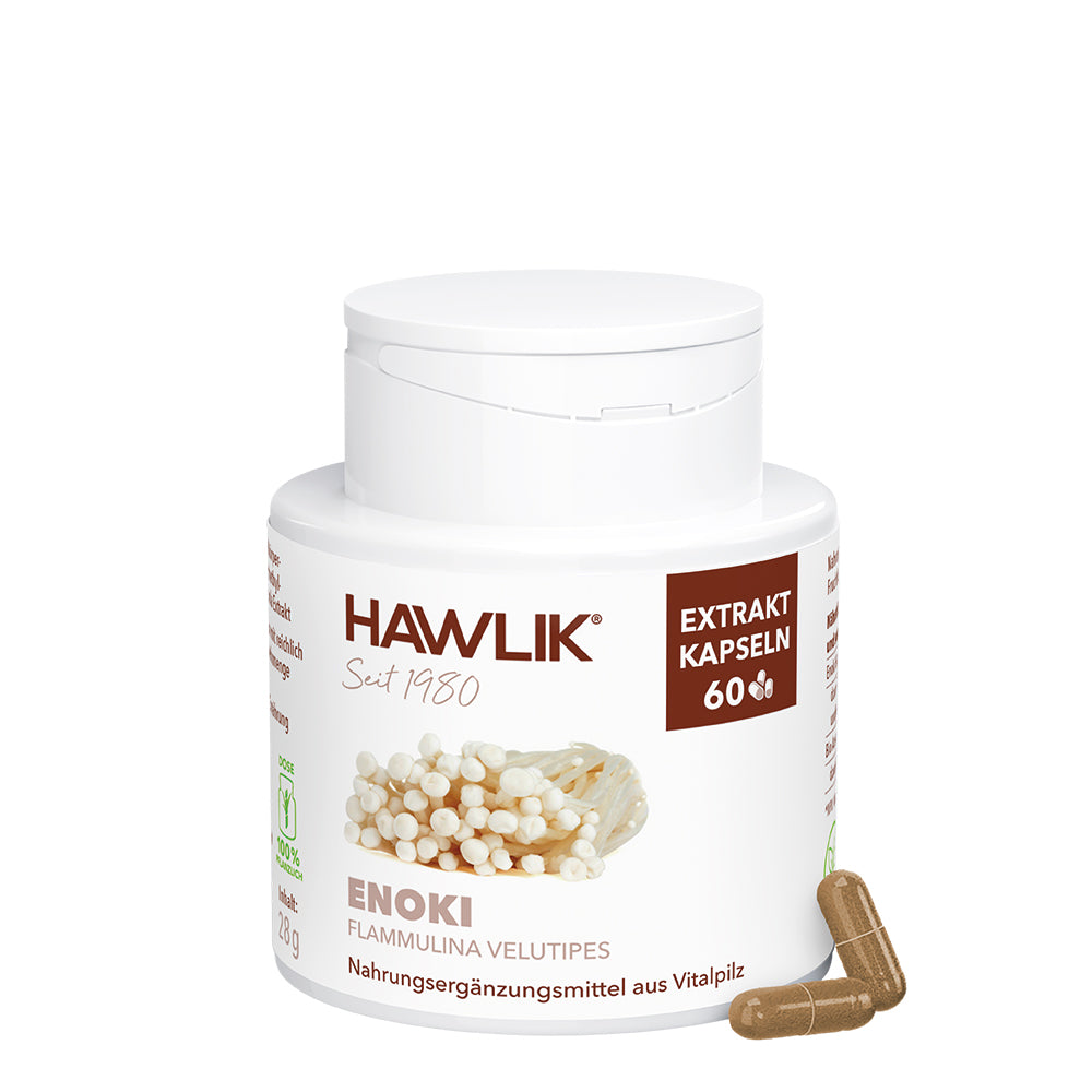 Hawlik Enoki Extrakt Kapseln 60 Stk