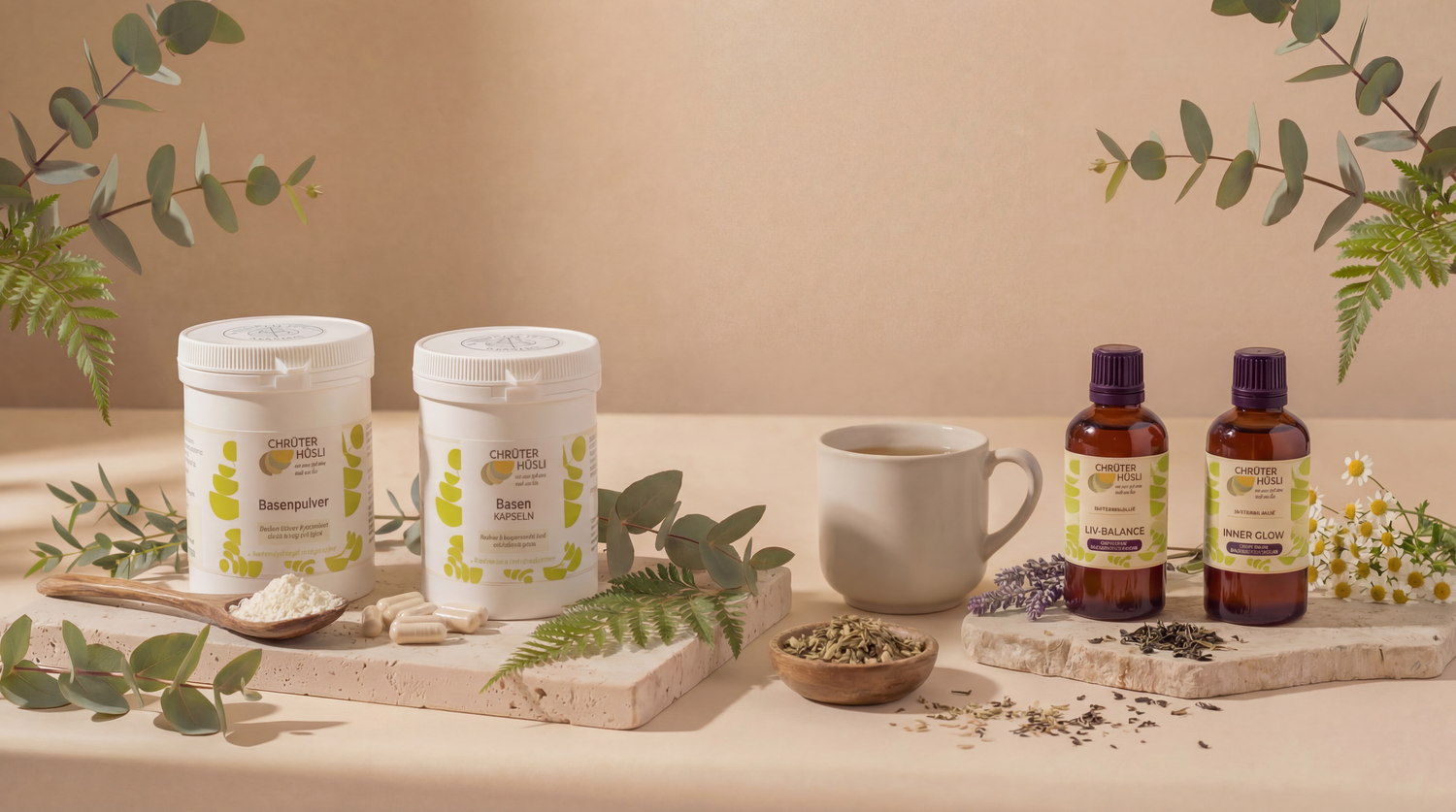 Unsere Produkte für einen sanften Detox