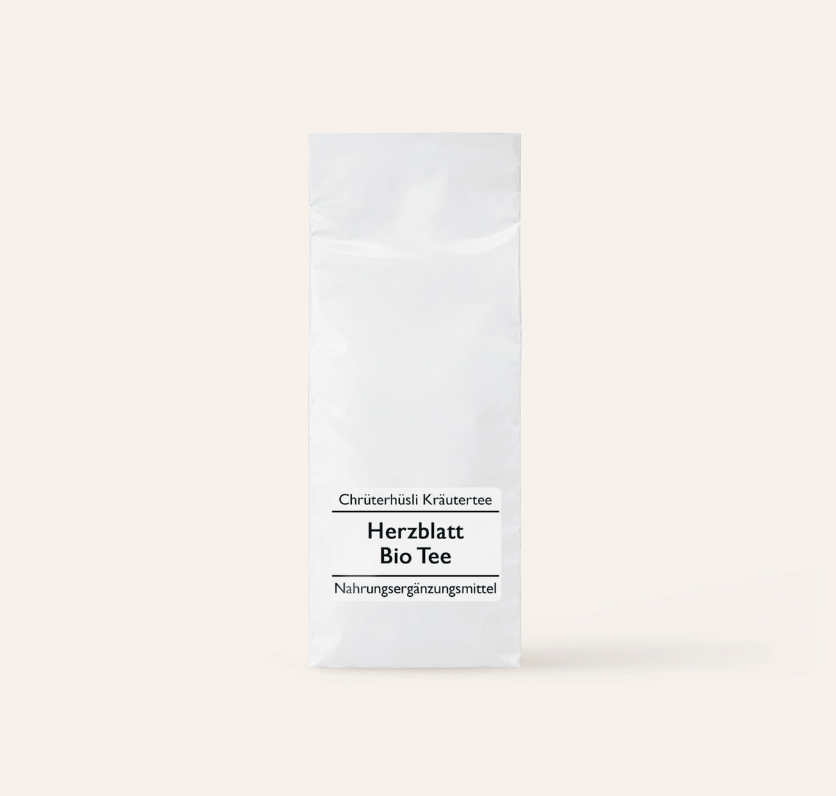 Herzblatt Bio Tee-verpackung