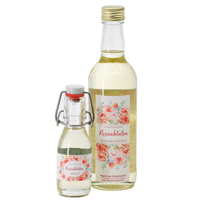 Rosenblüten Sirup
