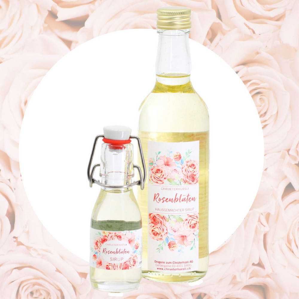 Rosenblüten Sirup