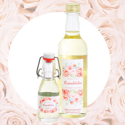 Rosenblüten Sirup
