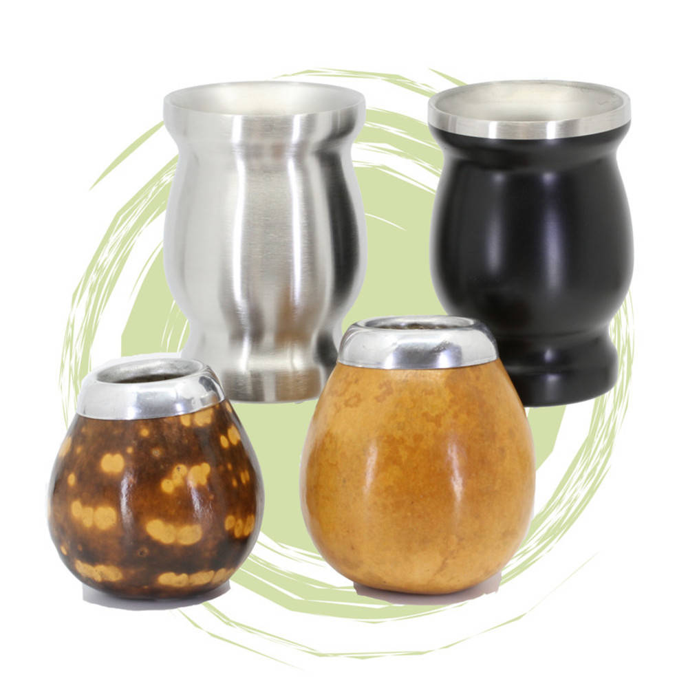 Kalebasse für Mate Tee