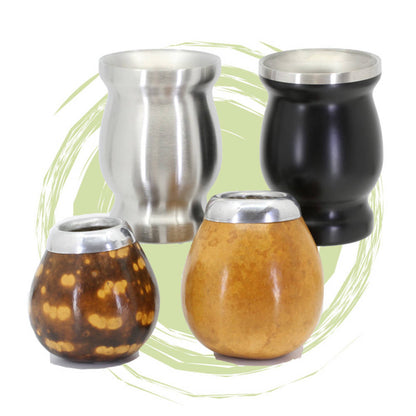 Kalebasse für Mate Tee