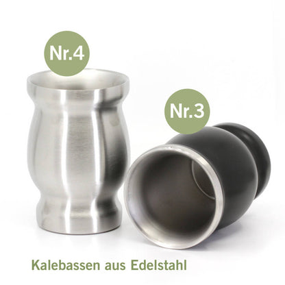 Kalebasse für Mate Tee