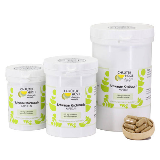 Schwarzer Knoblauch Kapseln (geruchsfrei!)