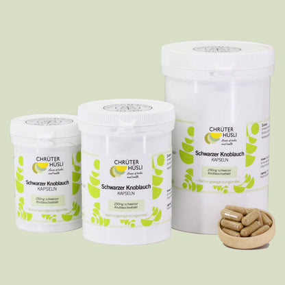 Schwarzer Knoblauch Kapseln (geruchsfrei!)