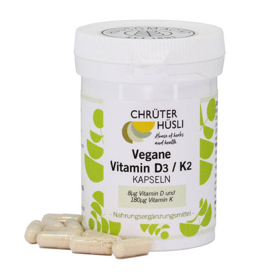 Vegane Vitamin D3 / K2 Kapseln