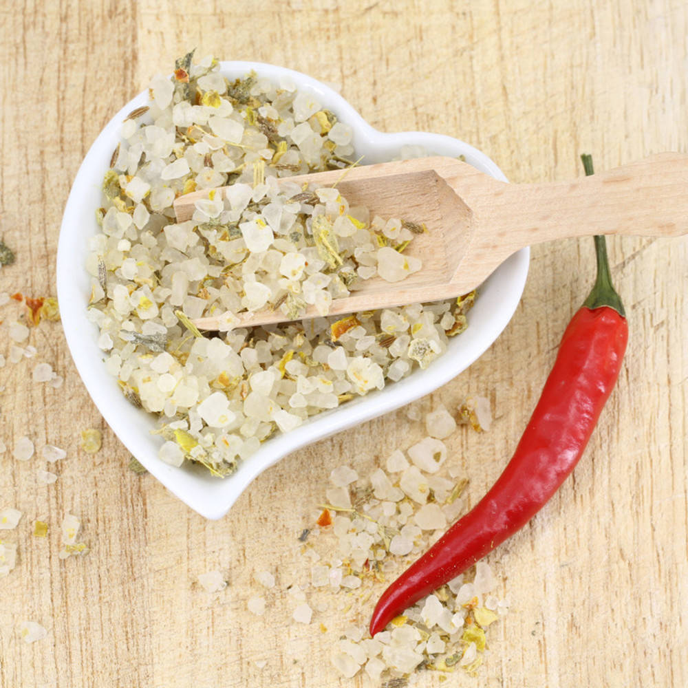 Chili Salz Mühle mit Zahtar 80 g