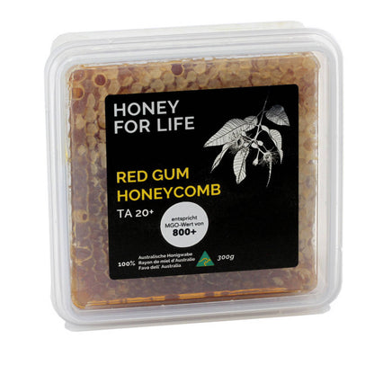 Honig 'Honey for Life' Red Gum Wabe TA 20+ 300 g