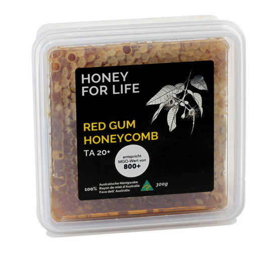 Honig 'Honey for Life' Red Gum Wabe TA 20+ 300 g