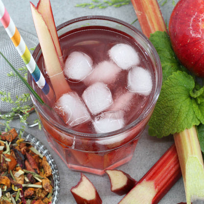 Eistee Rhabarber Bio