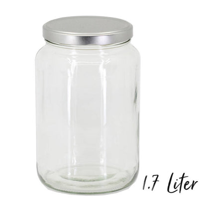 Einmachglas 1.7 Liter mit Deckel