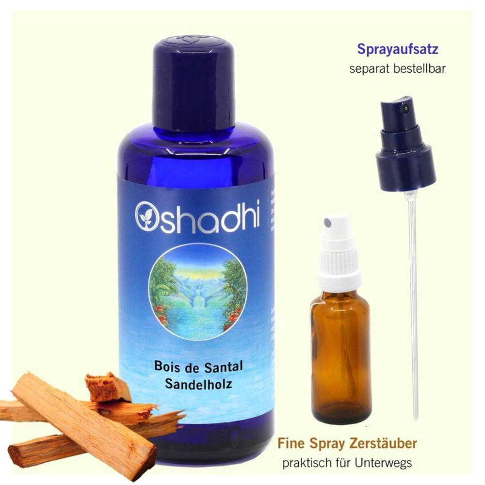 Oshadhi Blütenwasser Sandelholz (Hydrolat) 200 ml
