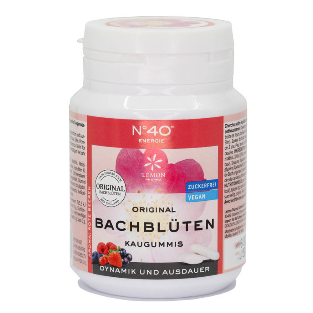 Lemon Pharma, Bachblüten Kaugummi Energie 60 g