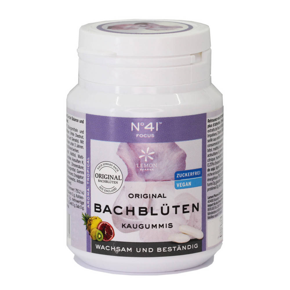 Lemon Pharma, Bachblüten Kaugummi Konzentration 60 g