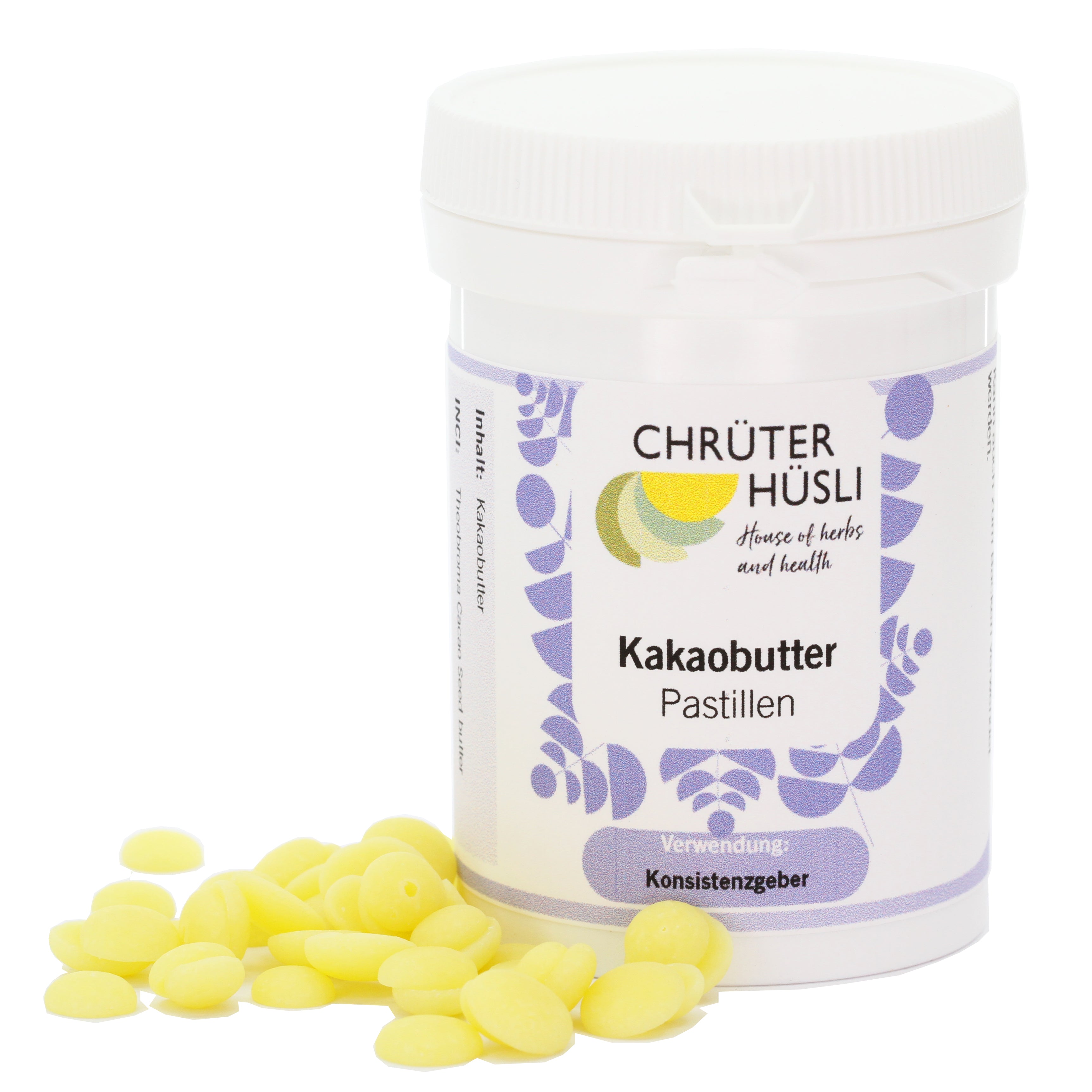 Kakaobutter Pastillen