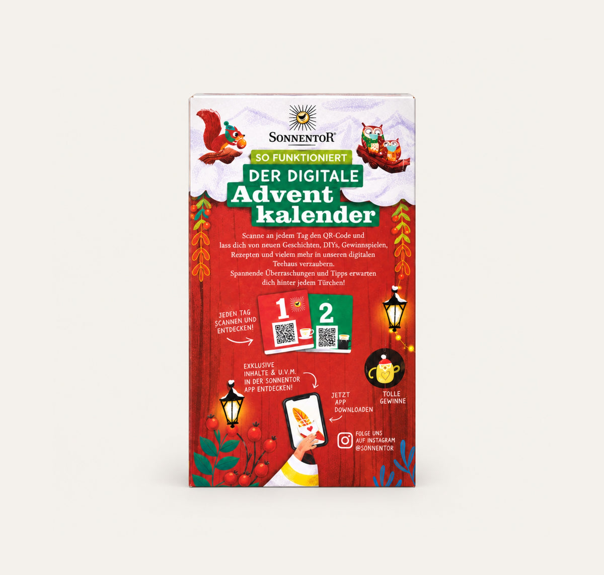 Adventkalender Tee BIO-anwendung