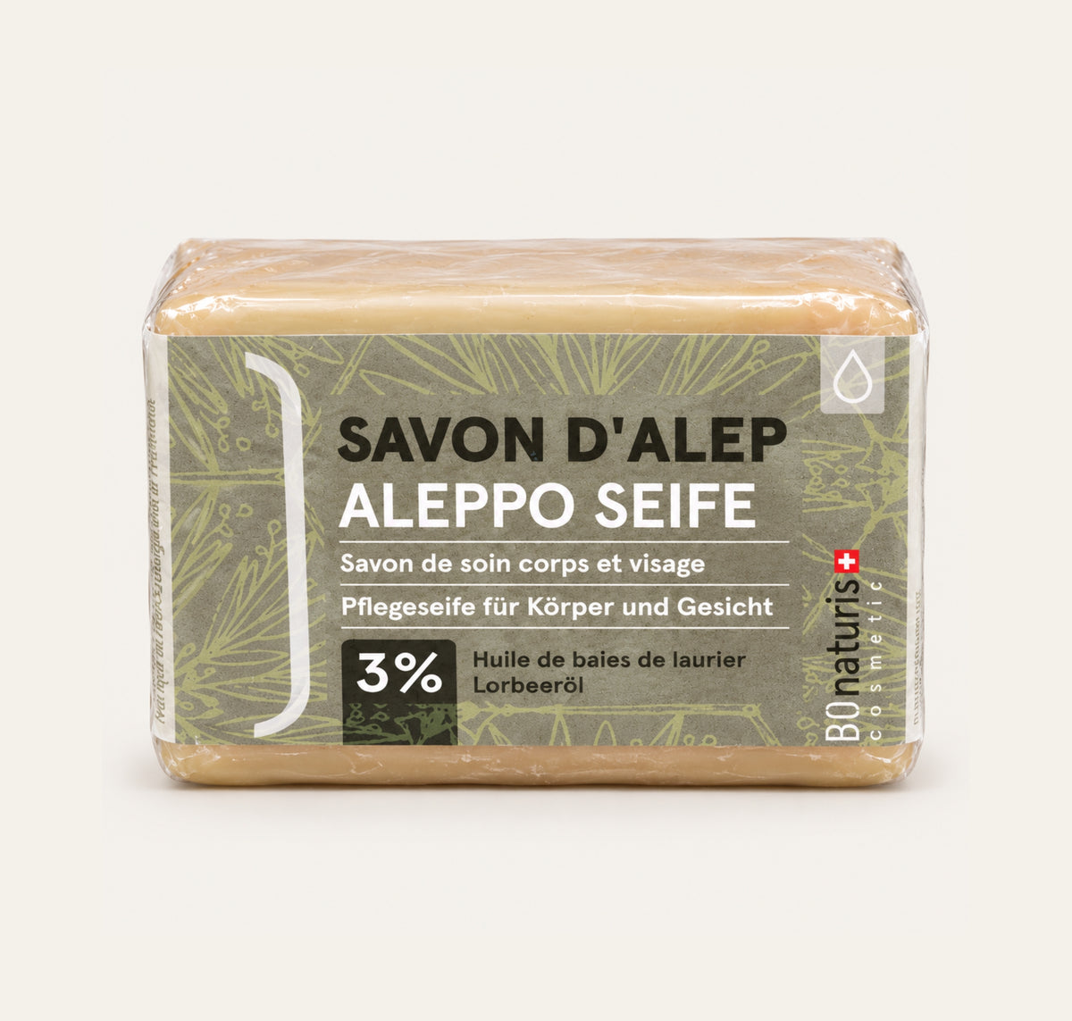 Aleppo Seife 3%-verpackung