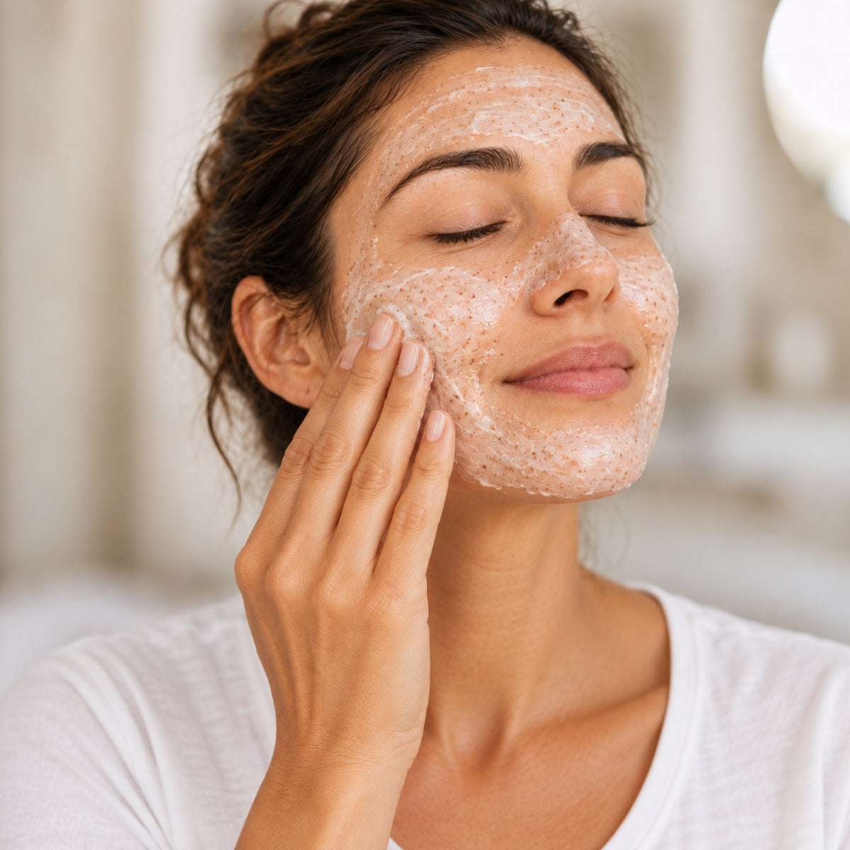 Aleppo Seife 3 % Lorbeeröl Peeling-funktion