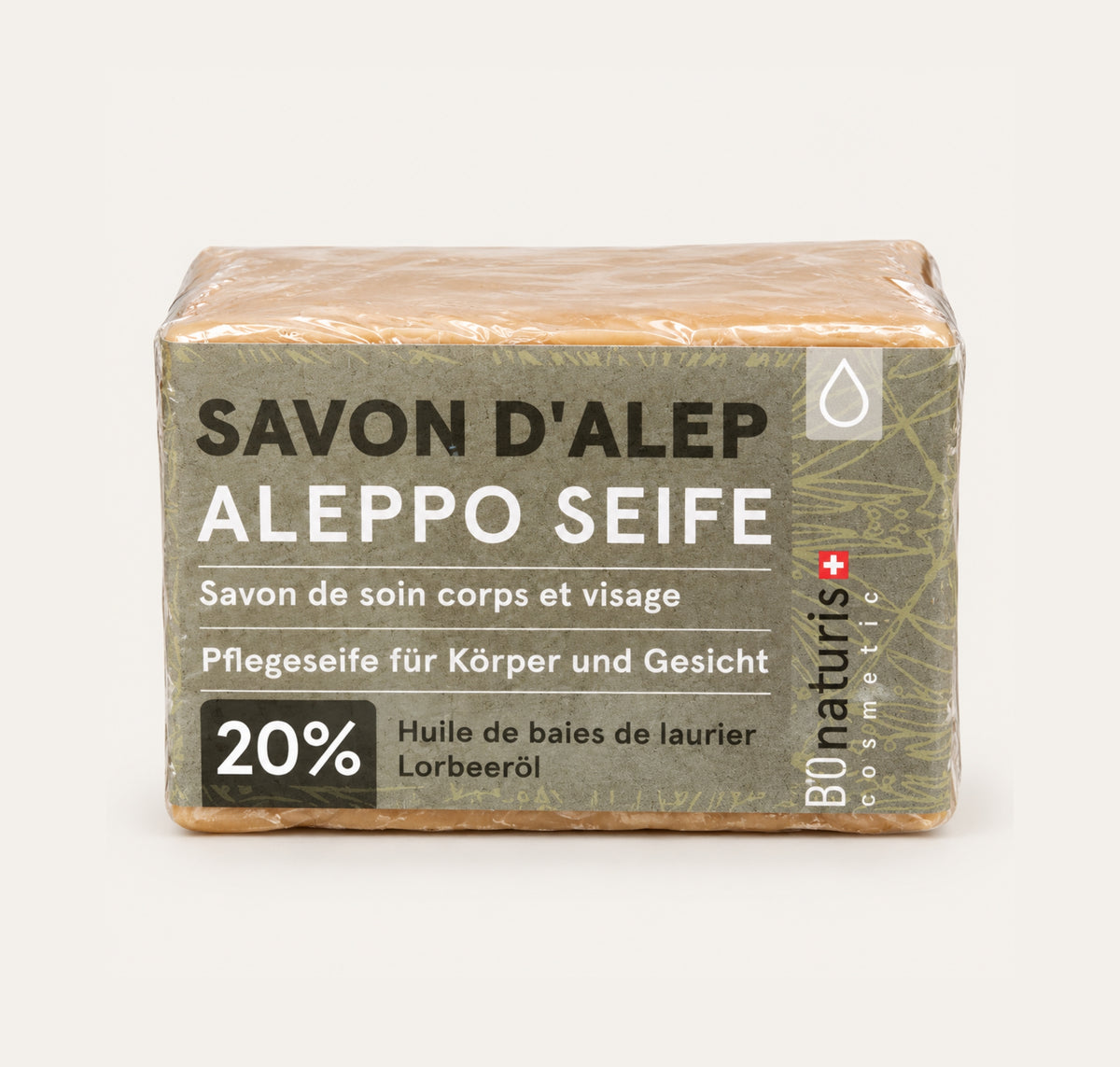 Aleppo Seife Syrien 20%-verpackung
