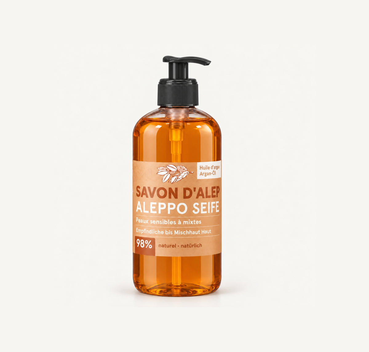 Aleppo Seife mit Arganöl-verpackung