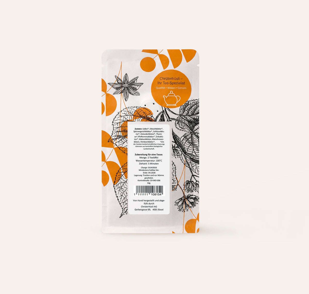Alpenchrütli Tee-etikette
