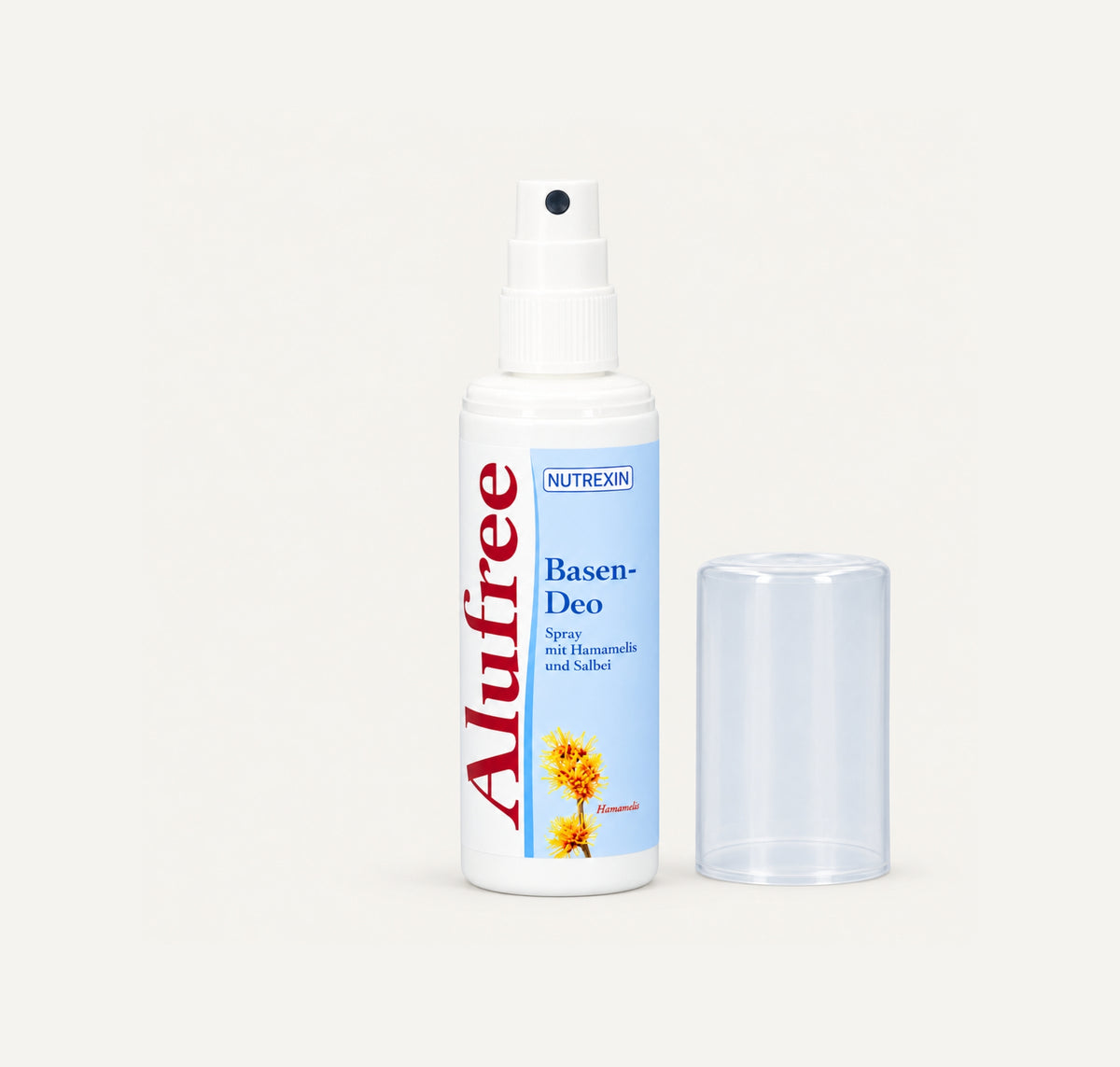 Alufree Basen Deo Spray-anwendung