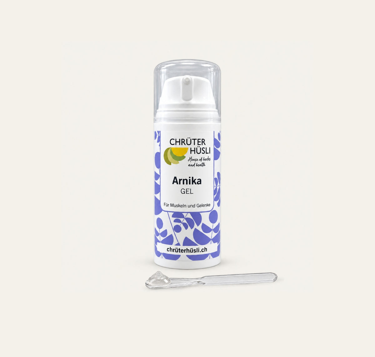 Arnika Gel-anwendung