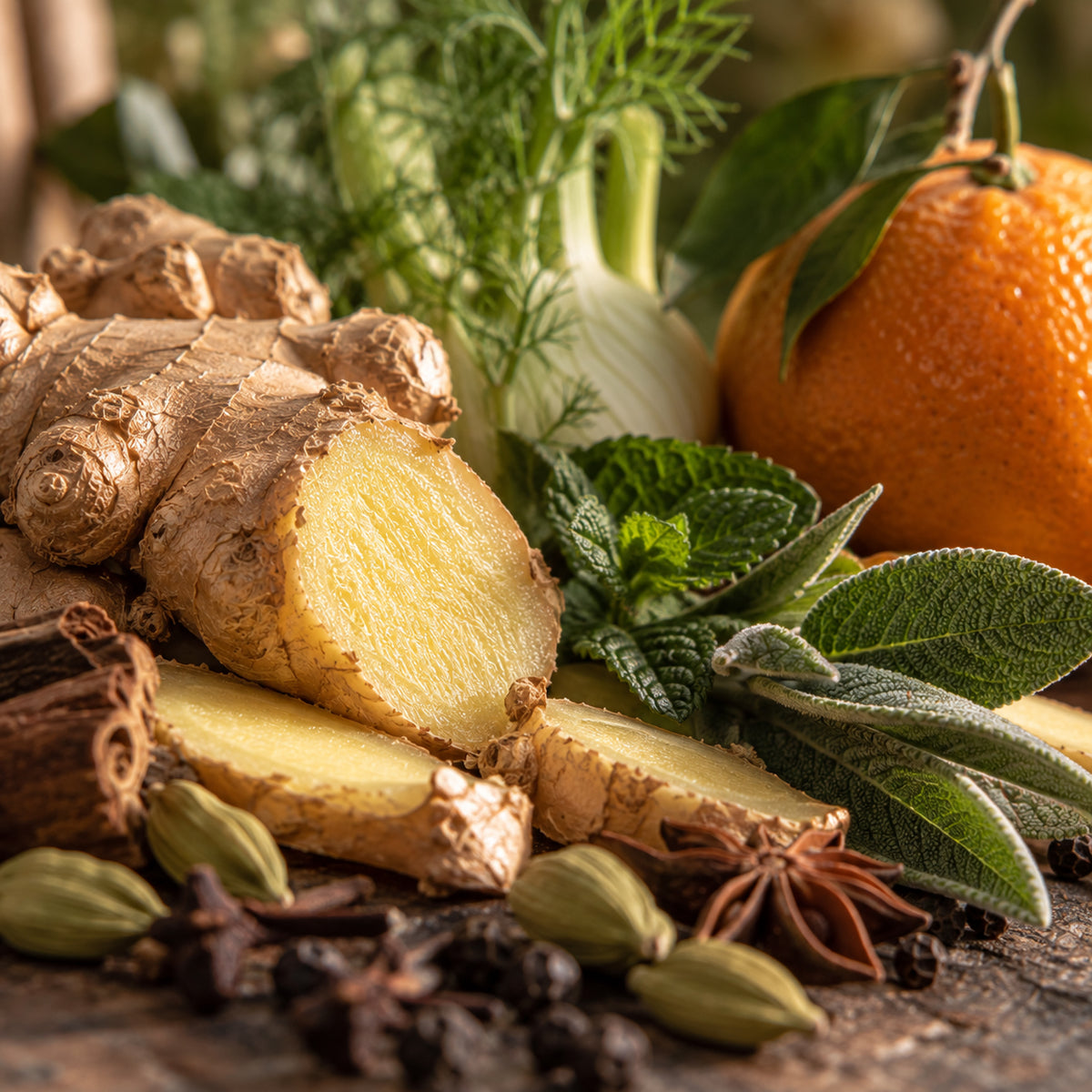 Ayurvedischer Männertee Bio-zutaten
