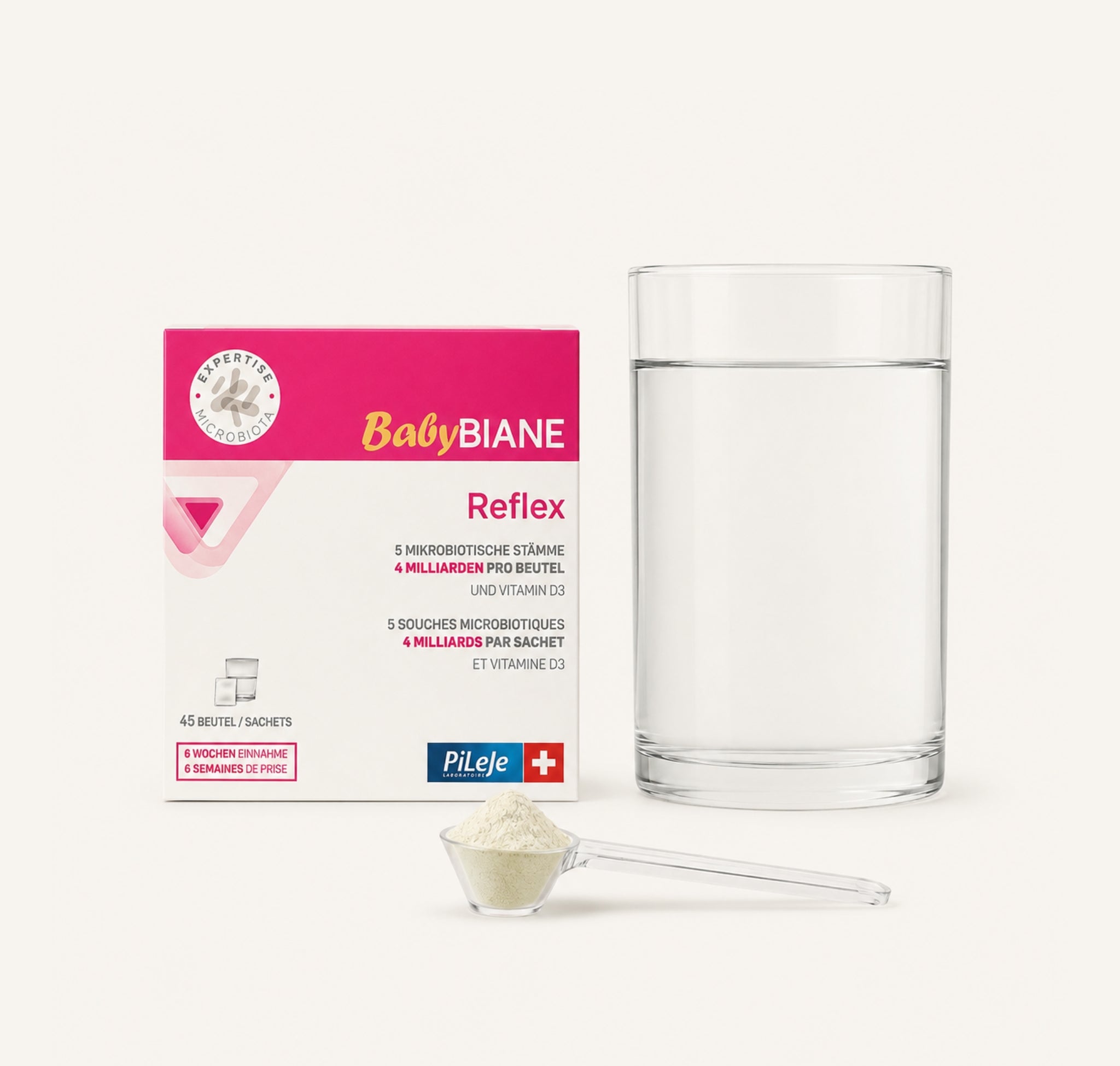 Babybiane Reflex 4M Pulver-einnahme