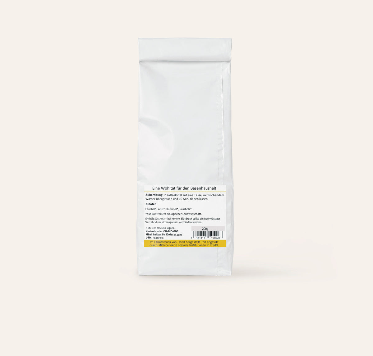 Basentee Bio-etikette
