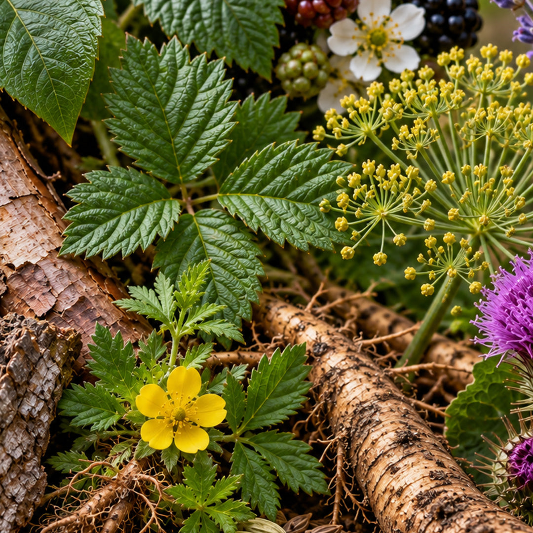 Bauchfluss Tee-zutaten