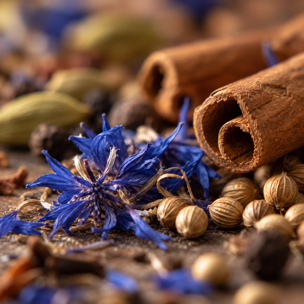 Blauer Chai-zutaten