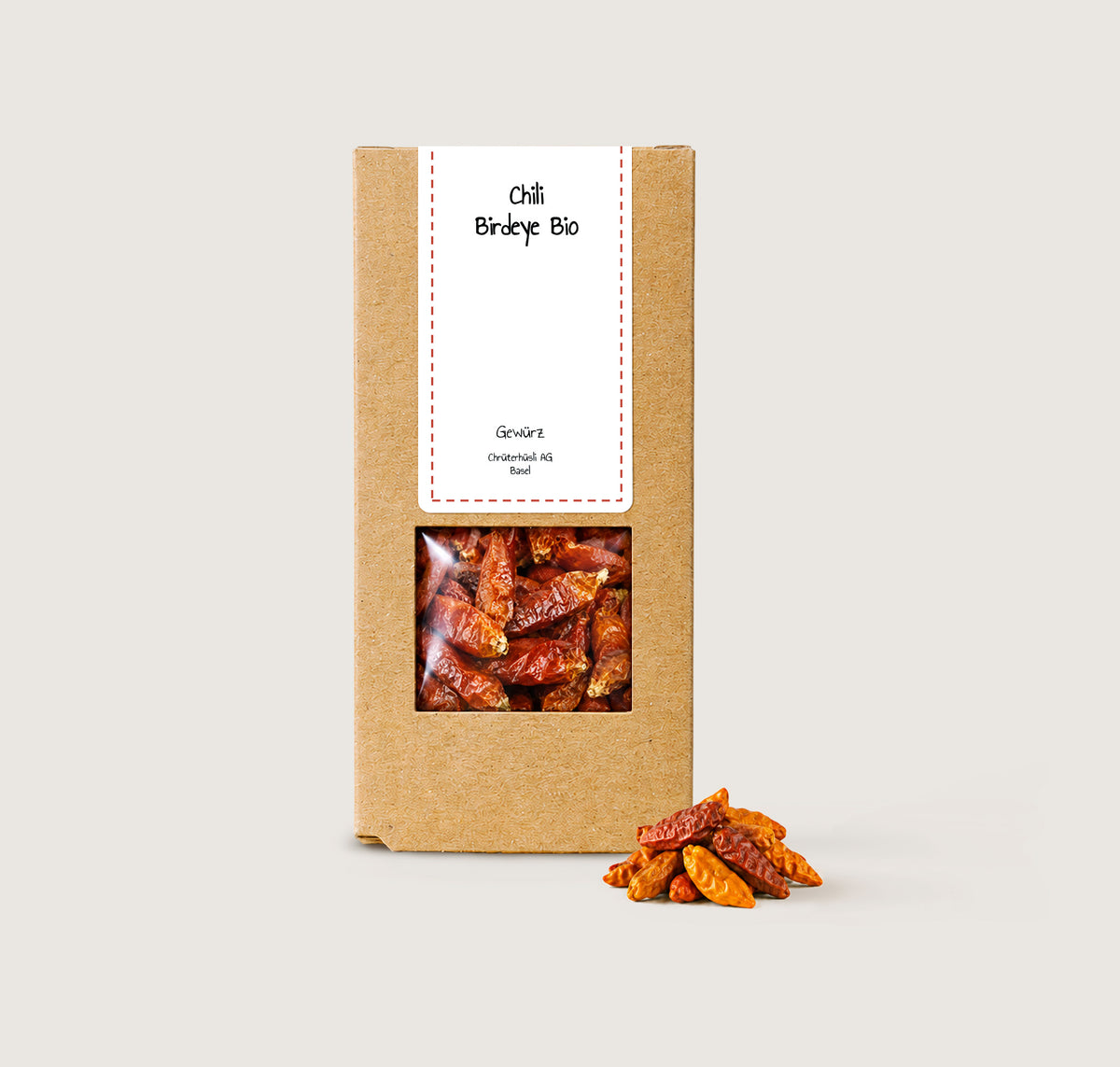 Chili Bird Eye ganz Bio-einnahme