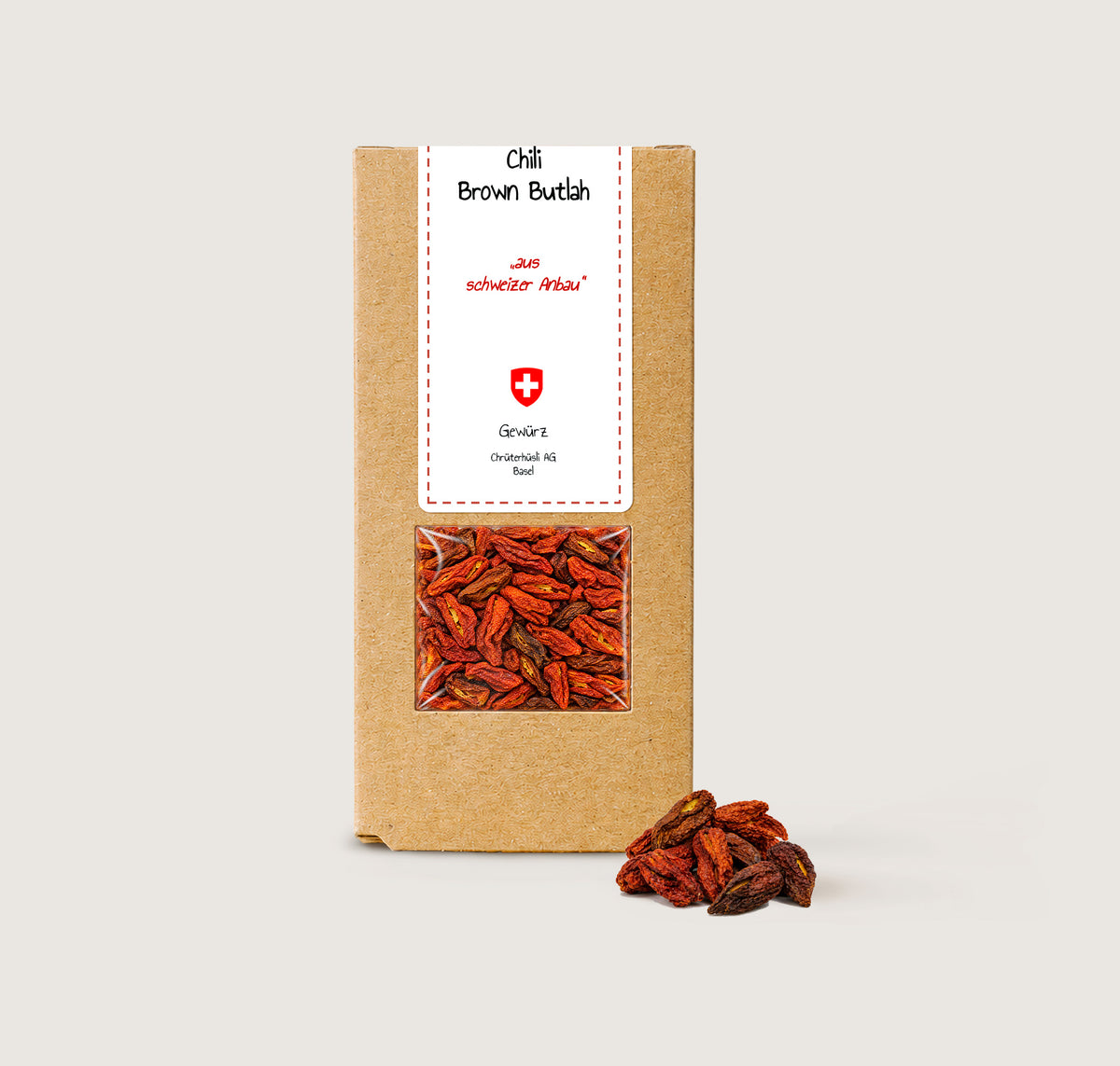 Chili Brown Butlah Schweiz ganz-einnahme