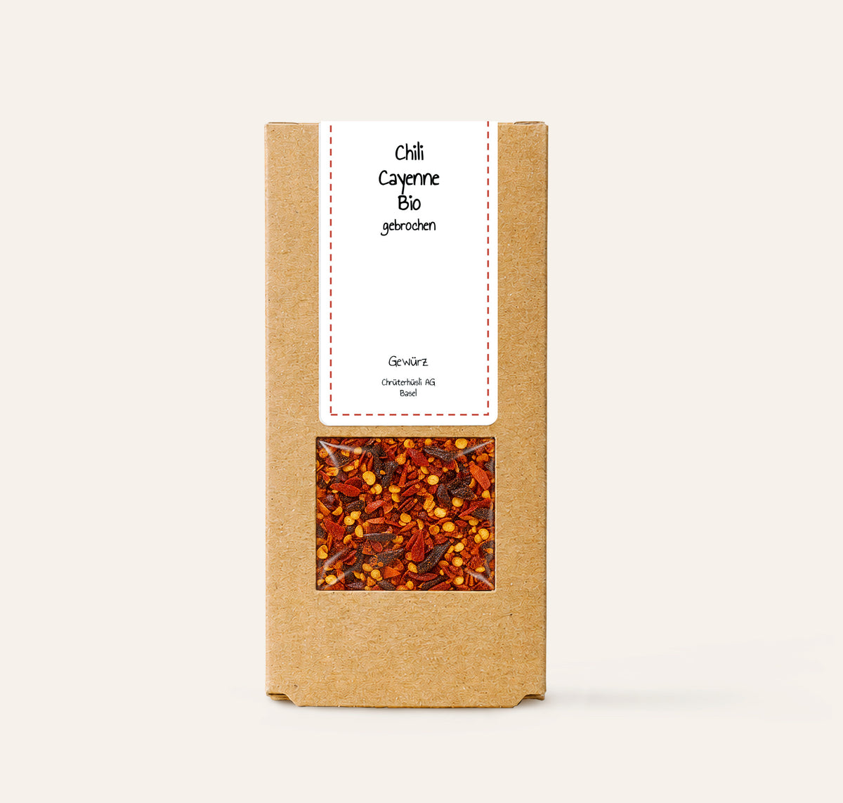 Chili Cayenne gebrochen Bio-verpackung