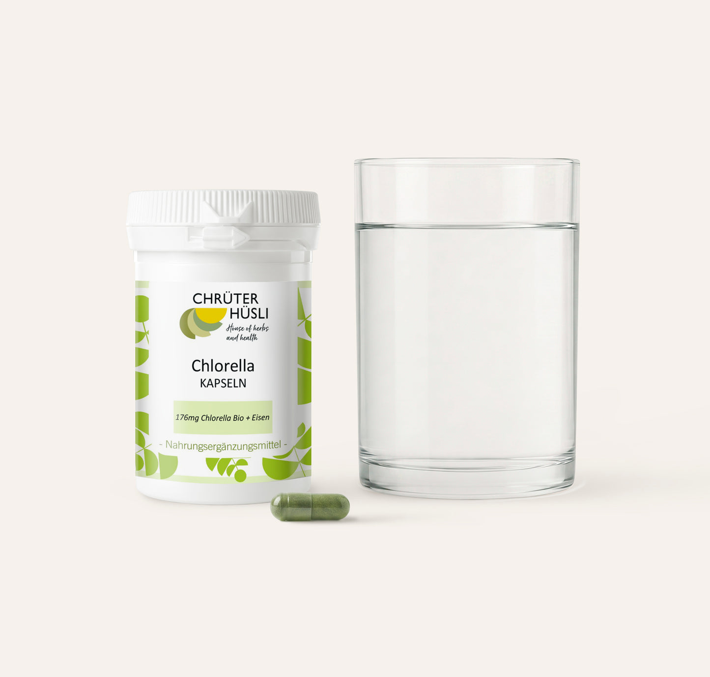 Chlorella Kapseln-einnahme