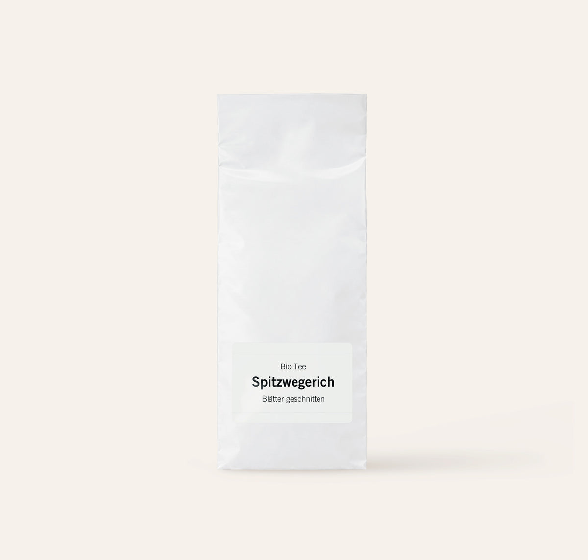 Spitzwegerich geschnitten Tee Bio-verpackung