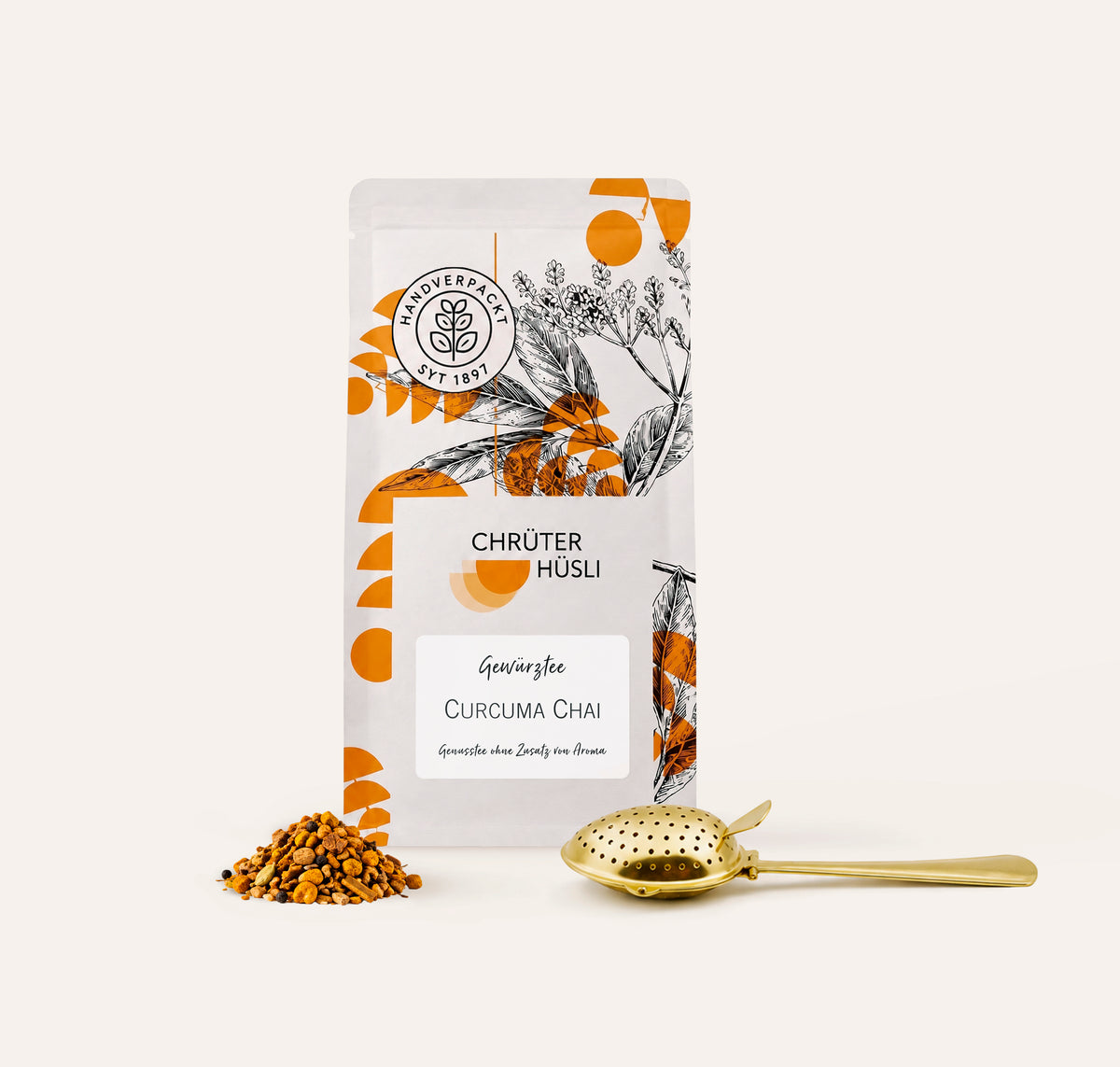 Curcuma Chai Tee-einnahme