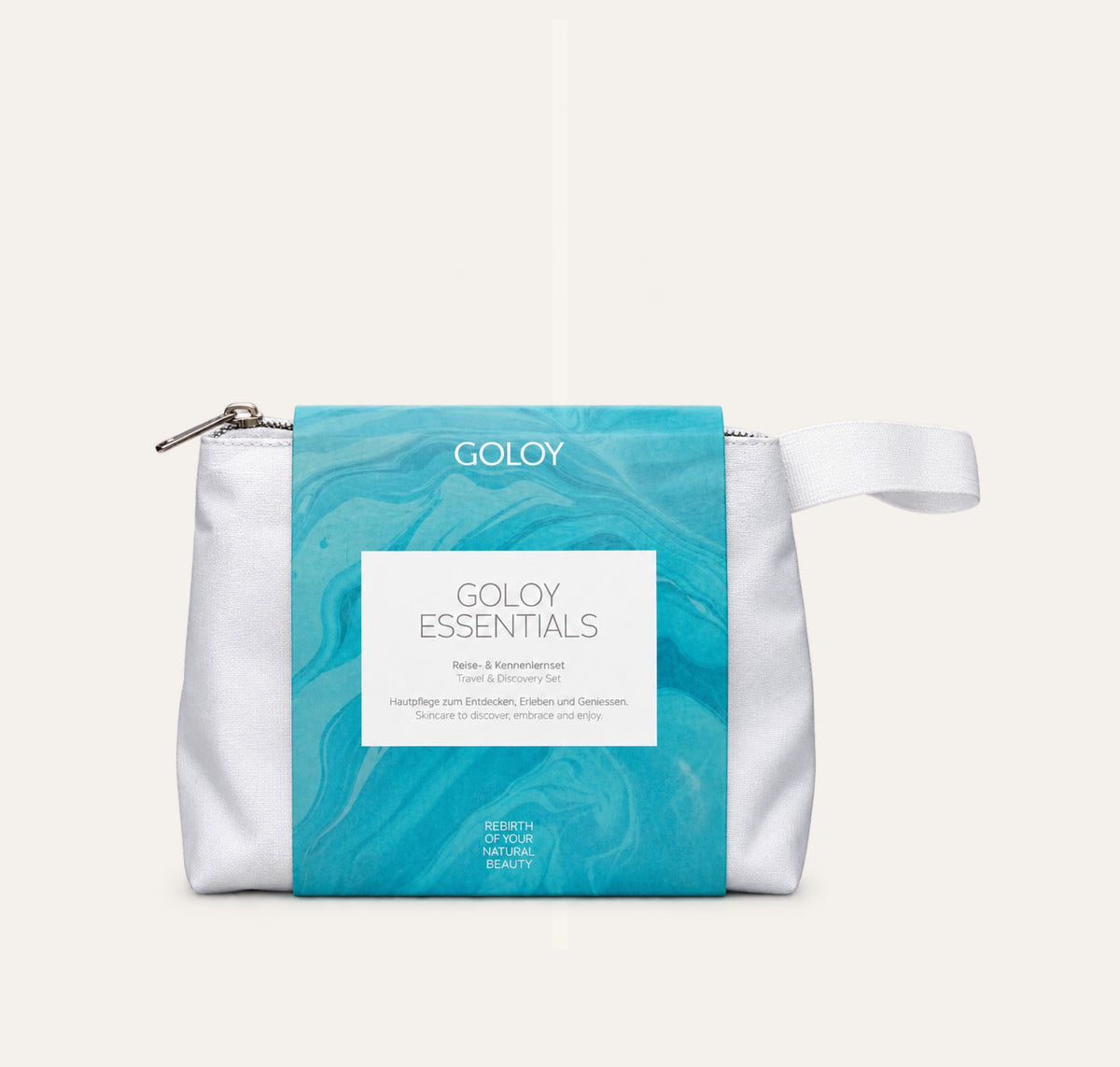 Goloy Essentials Reise& Kennenlernset-verpackung