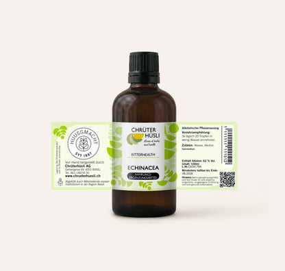 Echinacea Bitter-etikette