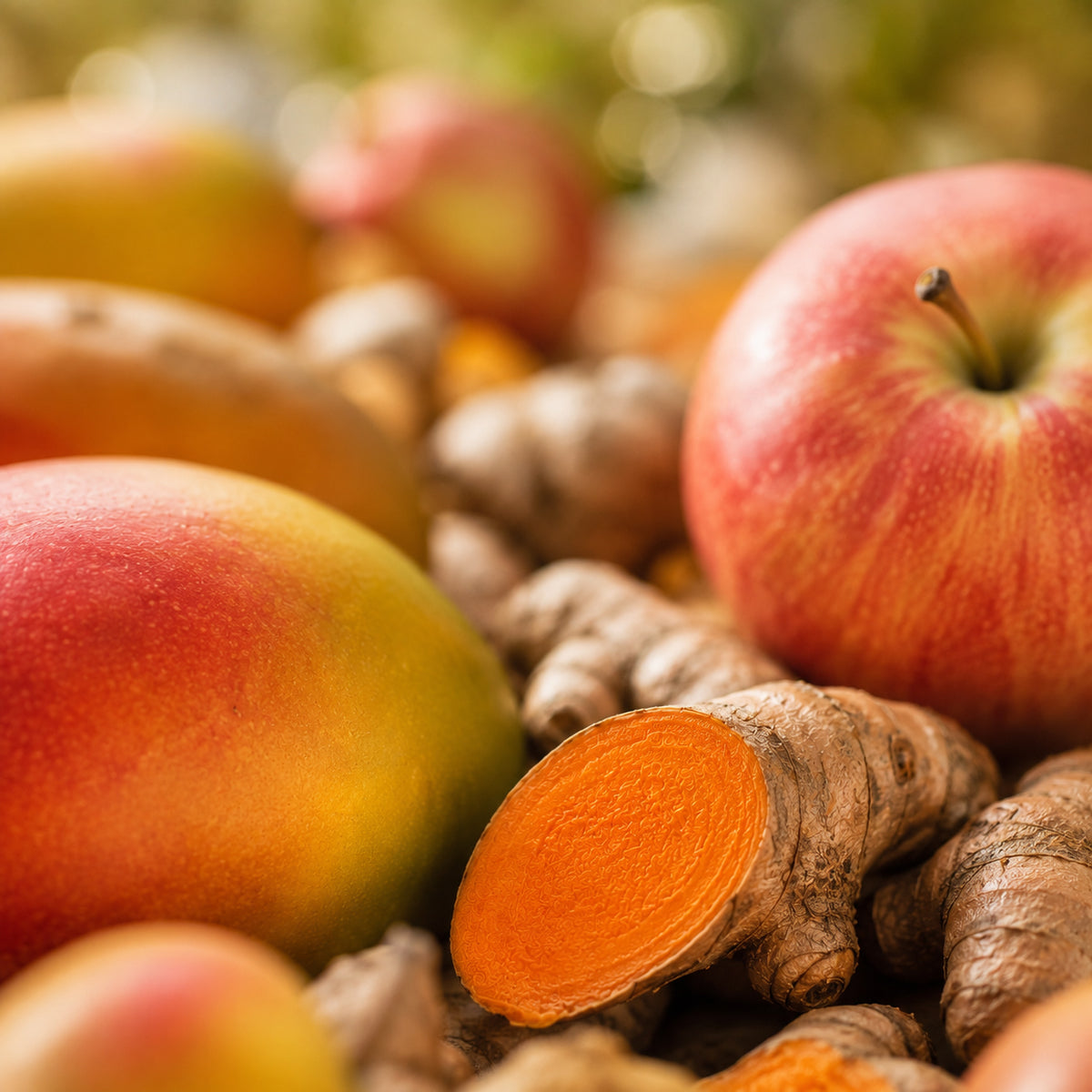 Eistee Curcuma-Mango-zutaten